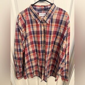Saddlebred Classic Plaid Button-Up Shirt